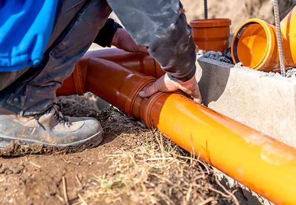 Drain Sewer Line Repair in Angus, Ontario